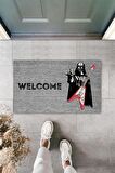Dormot Home Modern Dijital Baskı - Star Wars, Darth Vader Gitar - Kapı Önü Paspası