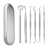 caselka® 6 Parça Kutulu Ağız Bakımı Diş Bakım Seti Ağız Hijyen Takımı