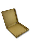 Baskısız Kraft Pizza Kutusu 30x30x3,5cm (Orta Boy) 50 Adet