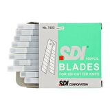 Sdi 1403 Maket Bıçağı Dar 9mm Yedek Ağız Uç Yedeği 100 Lü Paket