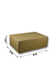 20x30x10cm Kilitli Dayanıklı E-Ticaret Karton Kargo Kutusu 25 Adet