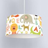 Çocuk Odası Dijital Baskılı Sarkıt Avize Model 1389