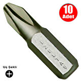 İzeltaş Bits Uç Yıldız Matkap Vidalama Ucu Ph2 x 25 mm - 10 Adet