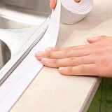 Banyo Duşakabin Küvet Mutfak Lavabo Tezgah Sızdırmaz Su Geçirmez Kenar Bandı 38mmx3.2metre