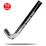 İzeltaş Alyan Anahtar Altı Köşe Allen 2.5 mm - 10 Adet