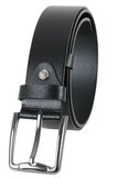 Erkek Hakiki Deri Kemer Siyah Renk 3.5 cm RAR01445
