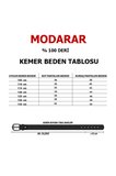 Erkek Hakiki Deri Kemer Siyah Renk RAR01449