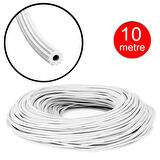 Aletçantam Alüminyum Sineklik Teli Fitili Beyaz 5mm Kapı Pencere Tül Sabitleme Lastik Contası -10 Metre