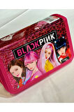 Cappi Bag Black Pink Pembe Renkli 3 Fermuarlı Bölmeli Çocuk Okul Kalem Kutusu 19x11x6cm