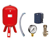 Hidrotank 100 Litre Dikey Ayaklı Hidrofor Kiti, Hidrofor Bağlantı Takımı