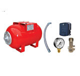 Hidrotank 100 Litre Yatay Ayaklı Hidrofor Kiti, Hidrofor Bağlantı Takımı
