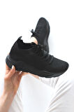 Kadın Triko Sneaker Bağcıklı Çorap Bileklik Detaylı Spor Ayakkabı 017