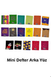Eğlenceli Mini Defter 10 Adet