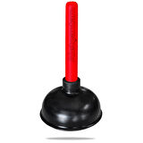 Kauçuk Lavabo Pompası Tıkanıklık Açıcı Lastik Pompa - Küçük boy 12cm