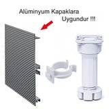 Baza Klipsi Mutfak Dolap Tezgah Alt Kısım Açılır Kapak Tutma Kilidi Ayak Tutucu Kanca -6 Adet