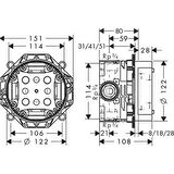 Hansgrohe Ibox Universal Iç Set 1800180