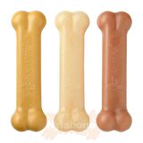Nylabone Fıstık Ezmesi, Tavuk ve Domuz Pastırması Aromalı Köpek Çiğneme Seti S