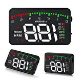 MultiZone Hyundai Era-Getz Uyumlu 3.5'' OBD HUD Dijital Hararet-Hız-Devir-Voltaj Gösterge Paneli