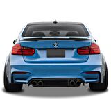 Bmw F30 M4 boyalı spoiler (Pianoblack) 2012-2018 arası