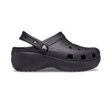 Crocs Classic Platform Clog W Kadın Günlük Terlik 206750-001 Siyah