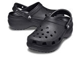 Crocs Classic Platform Clog W Kadın Günlük Terlik 206750-001 Siyah