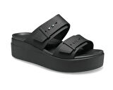 Crocs Brooklyn Buckle Lowwdg Kadın Terlik 207431-001 Siyah