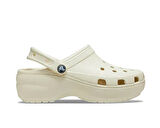 Crocs Classic Platform Clog W Kadın Günlük Terlik 206750-2Y2 Bej