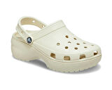 Crocs Classic Platform Clog W Kadın Günlük Terlik 206750-2Y2 Bej