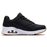 Skechers Uno-Stand On Air Memory Foam Womens Sneaker Black Hafızalı Taban Kadın Günlük Spor Ayakkabı Siyah