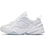 Nike M2K Tekno Lether Unisex White Sneaker Hakiki Deri Beyaz Spor Ayakkabı AO