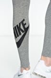 Nike Sportswear Essantial Leggins Clup Gri Melanj 