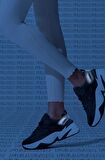 Nike M2K Tekno Leather Unisex Reflector Sneaker Hakiki Deri Siyah Spor Ayakkabı
