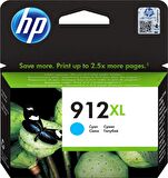 HP 3YL81AE (912XL) YUKSEK KAPASITE MAVİ MUREKKEP KARTUS 825 SAYFA