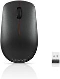 Lenovo 400 Wireless Mouse, Kablosuz Fare, 2,4 GHz, 1200 DPI,Siyah