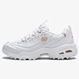 Skechers Summits Air Cooled Memory Foam D'lites Fresh Start Leather Sneaker Hakiki Deri Hafızalı Taban Günlük Spor Ayakkabı Beyaz