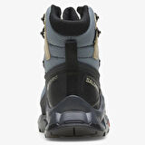 Salomon GTX Quest Element Gore Tex Women's Hiking Boot Kadın Bilekli Su Geçirmez Outdoor Bot Açık Mavi Bej