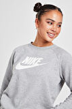 Nike Futura Fleece Crew Sweatshirt Orta Kalınlıkta Kadın Sweatshirt Gri