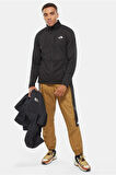 The North Face Men’s Resolve Tri Climate Jacket Erkek Polar İçlikli Su Geçirmez Kapüşonlu Ceket Siyah