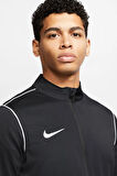 Nike Dri Fit Park Knit Soccer Track Fleece Men's Jacket Erkek Fermuarlı Futbol Antrenman Koşu Ceket Sweatshirt Siyah