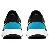 Nike Revolution 5 Womens Black Blue Sneaker Kadın Yürüyüş Koşu Ayakkabı Siyah