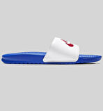 Nike Futura Benassi Slide Blue-White-Red Unisex Mavi-Beyaz Terlik Tek Bantlı