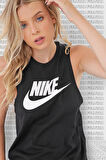Nike Sportswear Futura Black Tank Kadın Günlük Stil Spor Atlet Siyah Beyaz