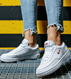 Nike Court Vintage PRM Leather Sneaker Gerçek Deri Beyaz Günlük Spor Ayakkabı