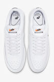 Nike Court Vintage PRM Leather Sneaker Gerçek Deri Beyaz Günlük Spor Ayakkabı