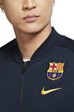 Nike Sportswear FC Barcelona Navy Bomber Jacket Lacivert Ceket