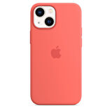 iPhone 13 mini için MagSafe özellikli Silikon Kılıf - Puslu Pembe