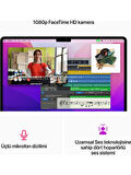 Apple MacBook Air M2 Çip 8GB 256GB SSD macOS 13" Taşınabilir Bilgisayar Uzay Grisi MLXW3TU/A
