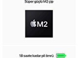 APPLE MacBook Air M2 8GB-512GB SSD 13.6inç Yıldız Işığı MLY23TU/A