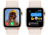 APPLE Watch SE 2023 GPS MR9W3TU/A  40 mm Yıldız Işığı Alüminyum Kasa ve Yıldız Işığı Spor Loop