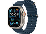 APPLE Watch Ultra 2 GPS + Cellular MREG3TU/A 49 mm Titanyum Kasa ve Mavi Ocean Kordon